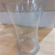 Hour glass vase