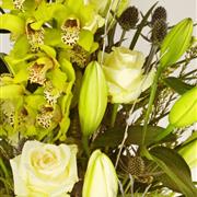 Luxury Orchid, Rose and Lily Bouquet