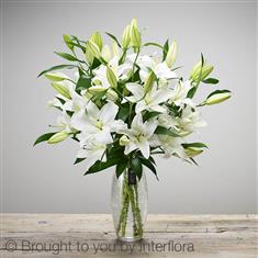 Oriental Lily Vase